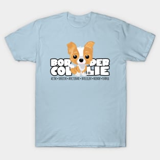 DGBigHeads - BorderCollie Merle T-Shirt